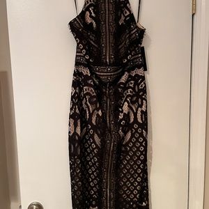 NWT Lulu's Black Lace Dress